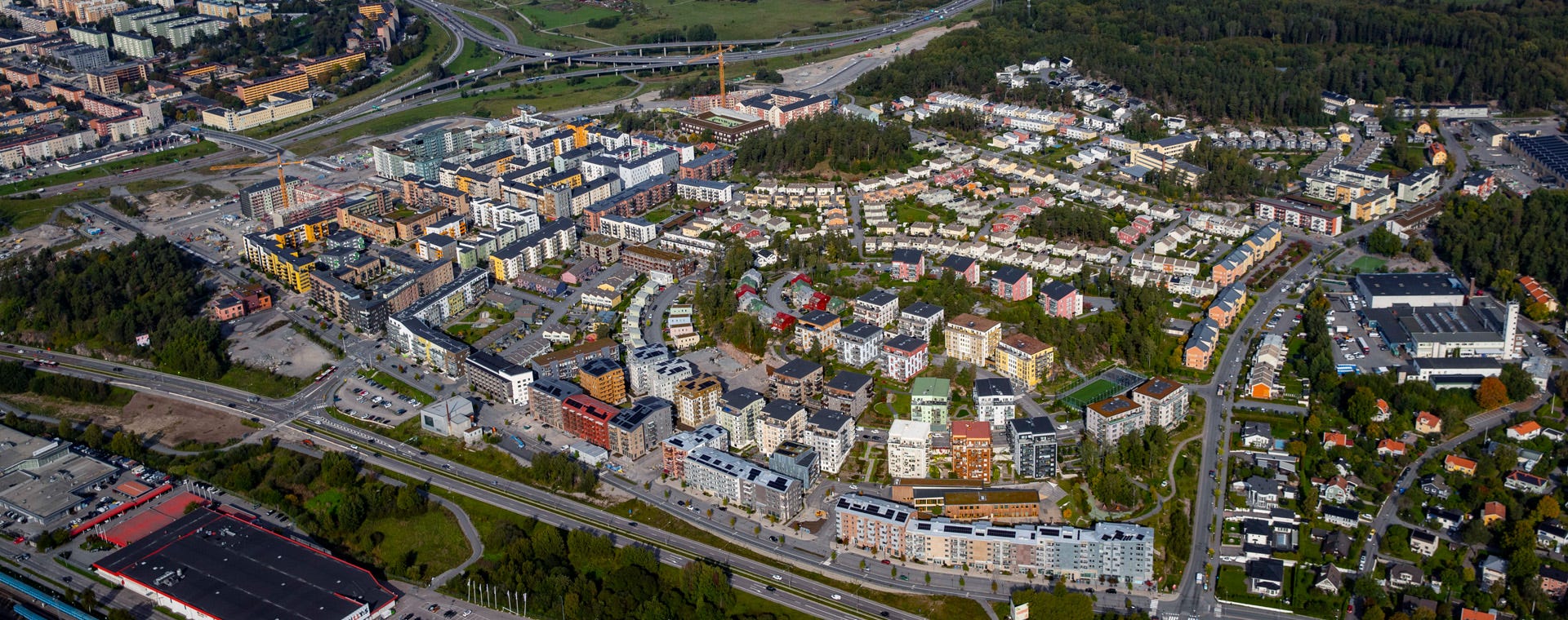Foto Flygbild Ursvik 2023
