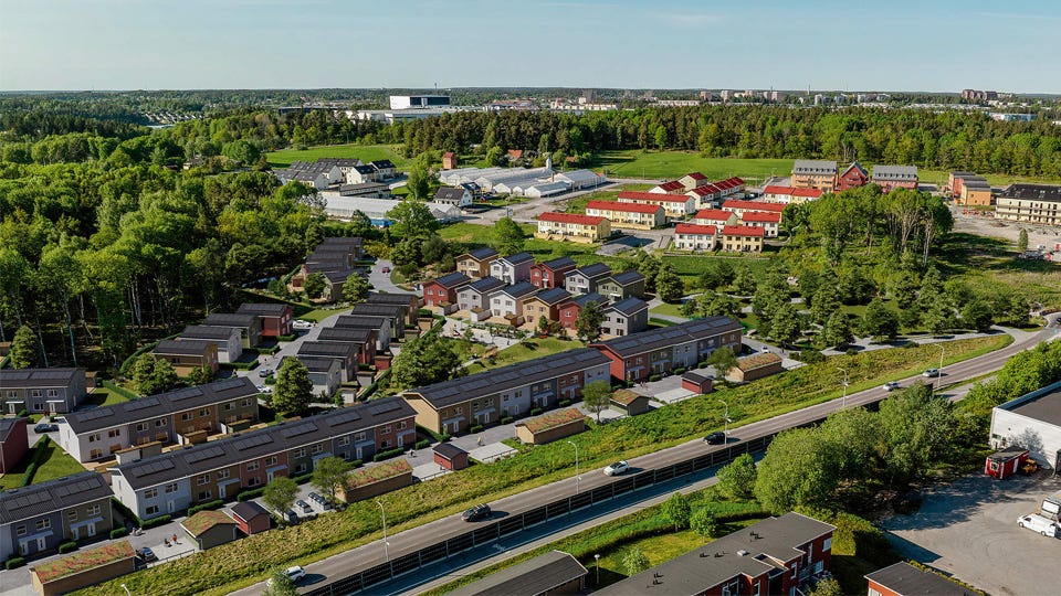Fjärilshusen visualisering