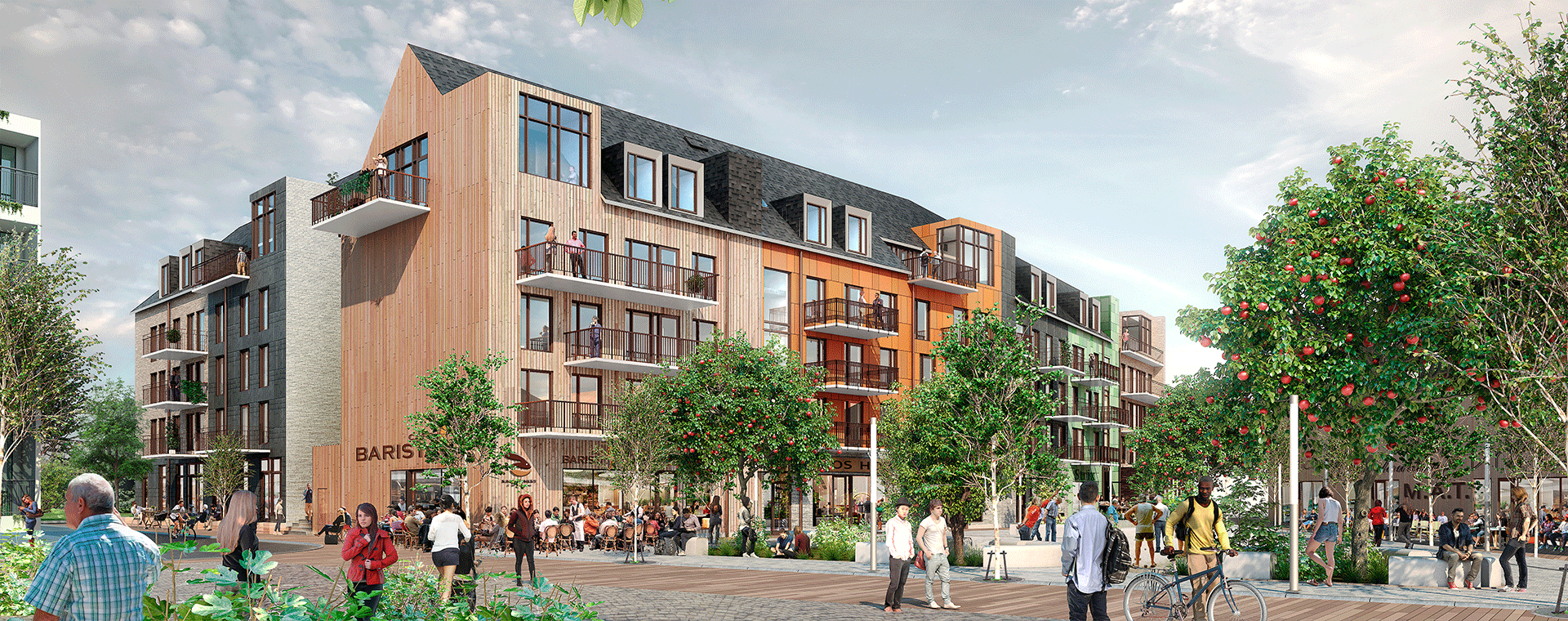 Visualisering av ny stadsdel i Sigtuna Stadsängar