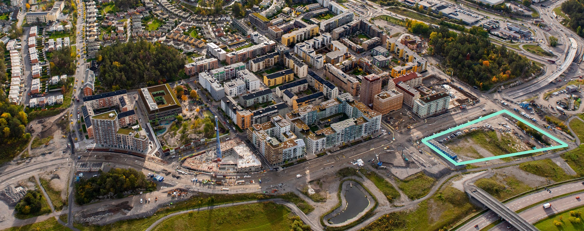 Stora Ursvik Flygbild
