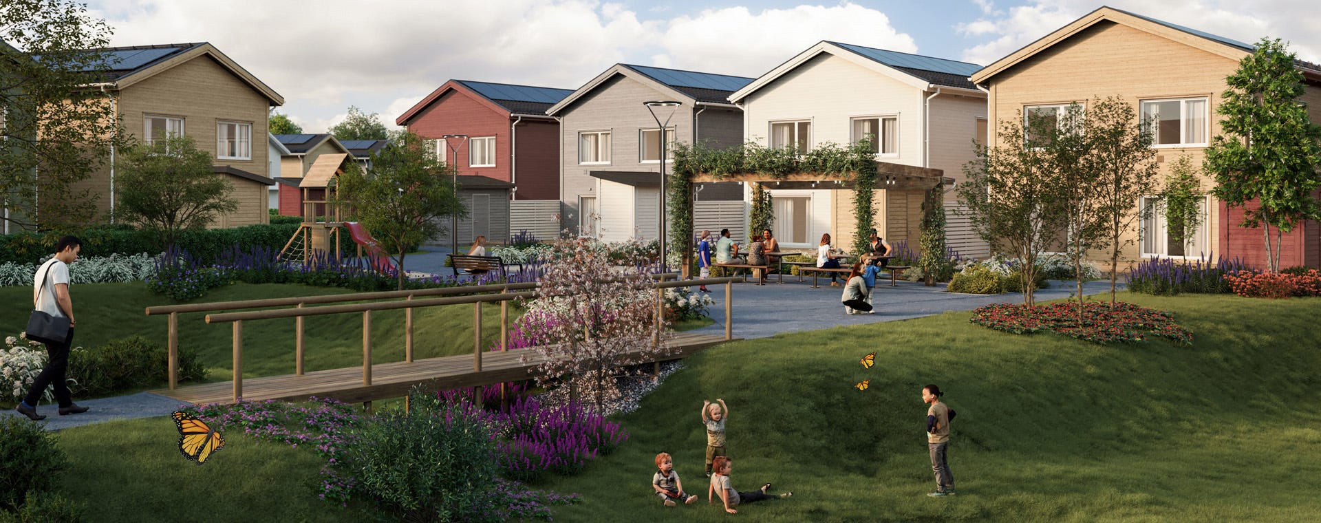 Visualisering Fjärilshusen