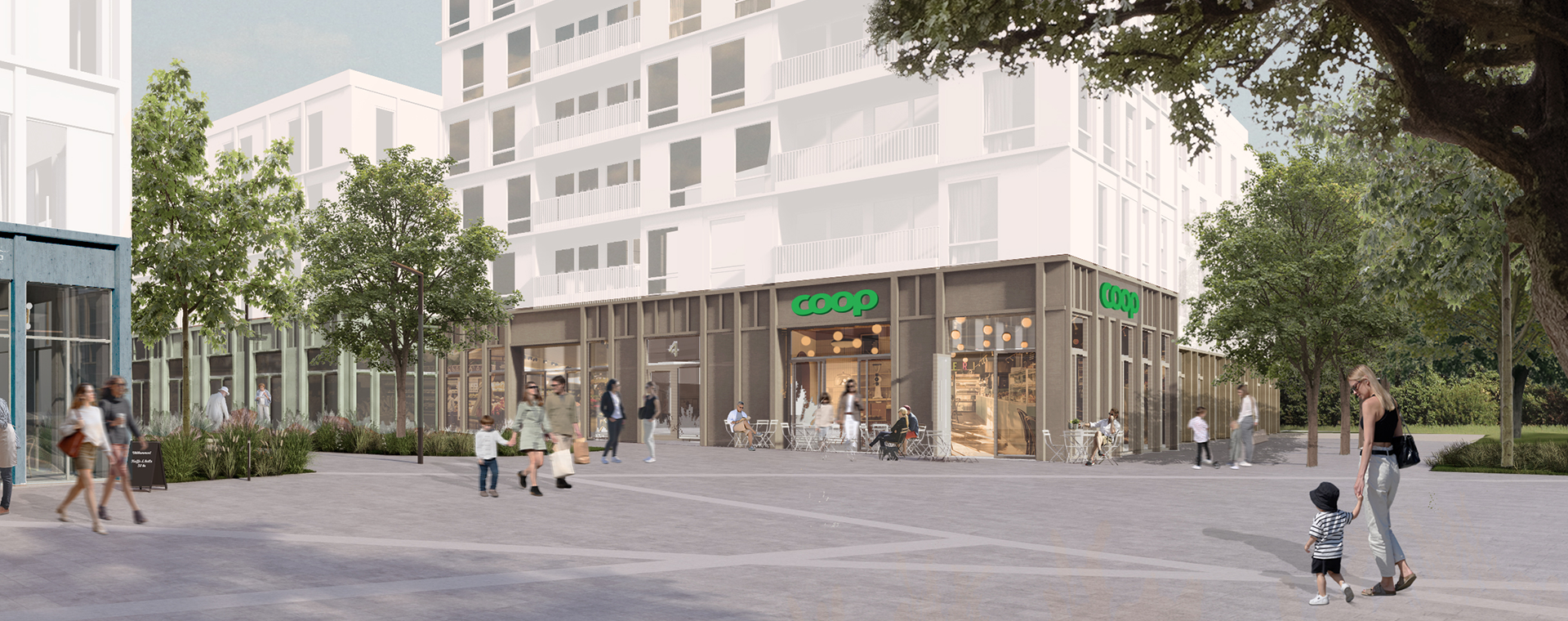Visualisering av Coop i Umeå