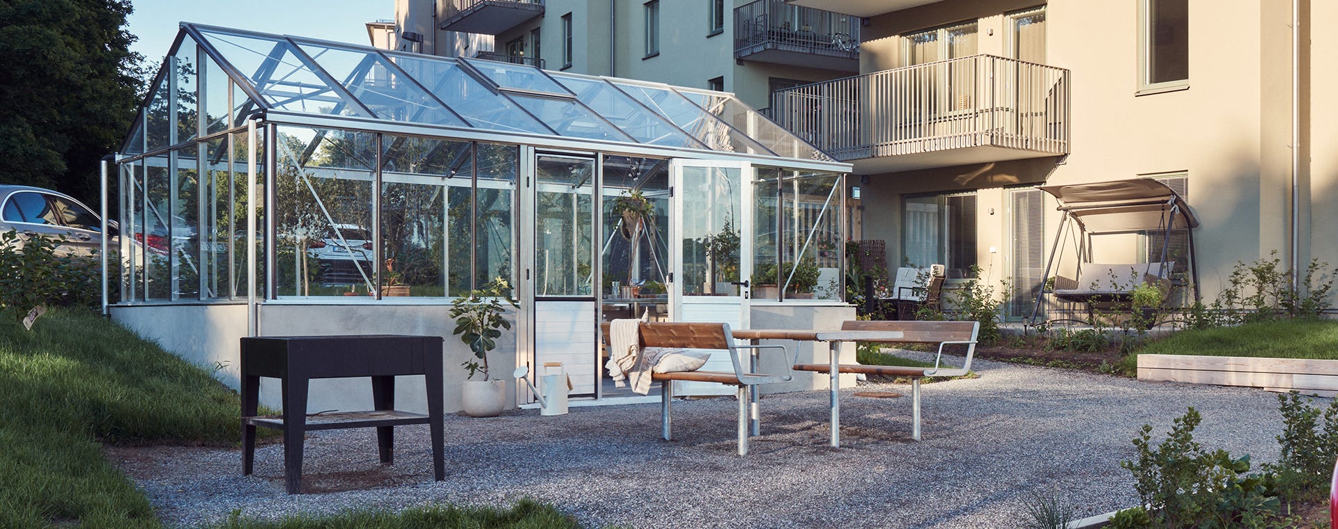 Nyproduktion Stockholm - Gemensamma växthuset i Aronia