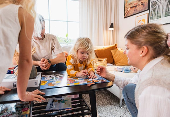 Öppen planlösning är sociala ytor