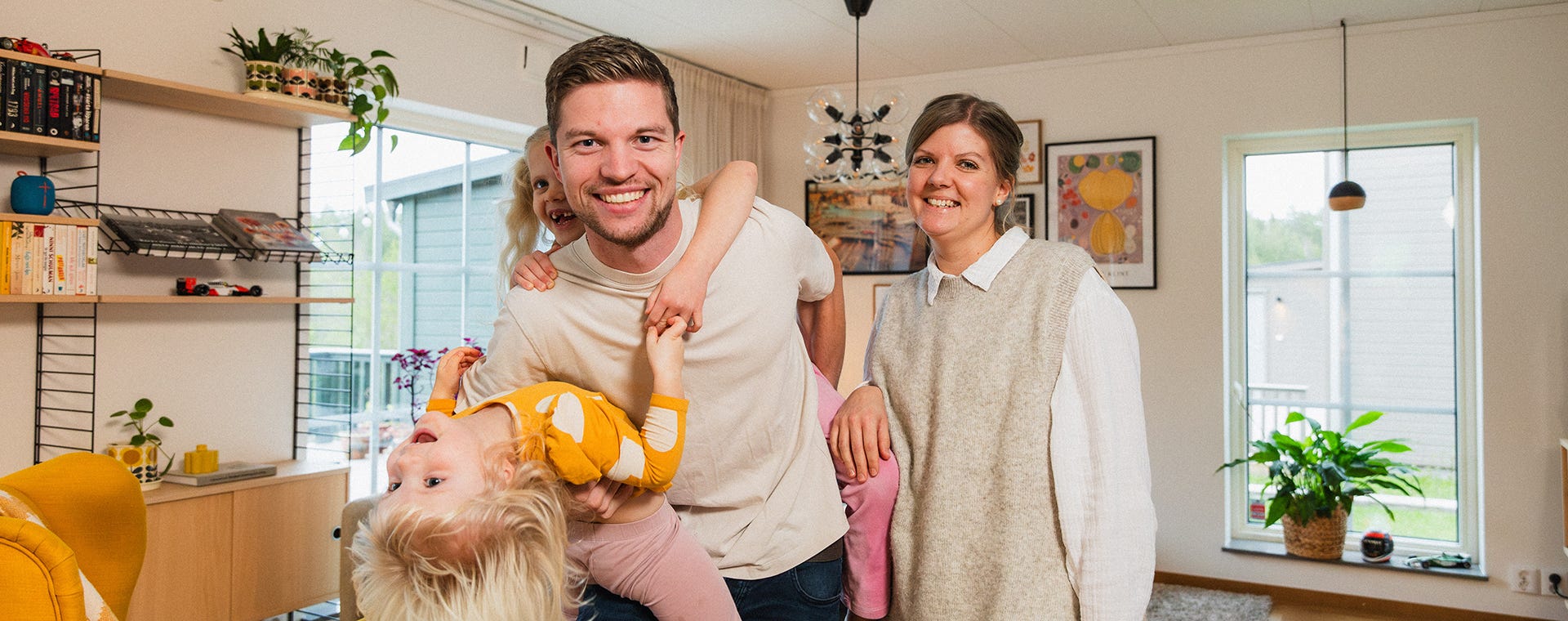 Familjen köpte ett nyproducerat hus i Ältadalen