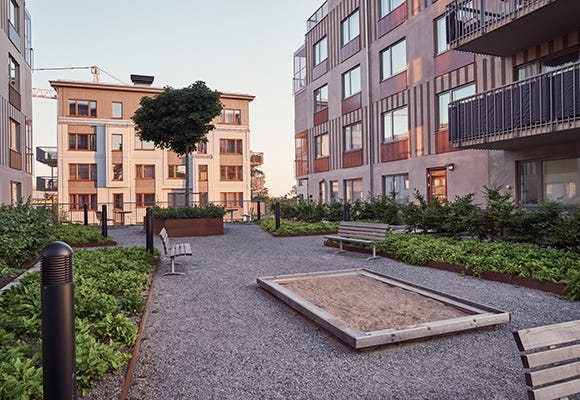 Innergården i De Fem Elementen
