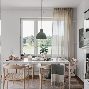 Foto på matplats i köket