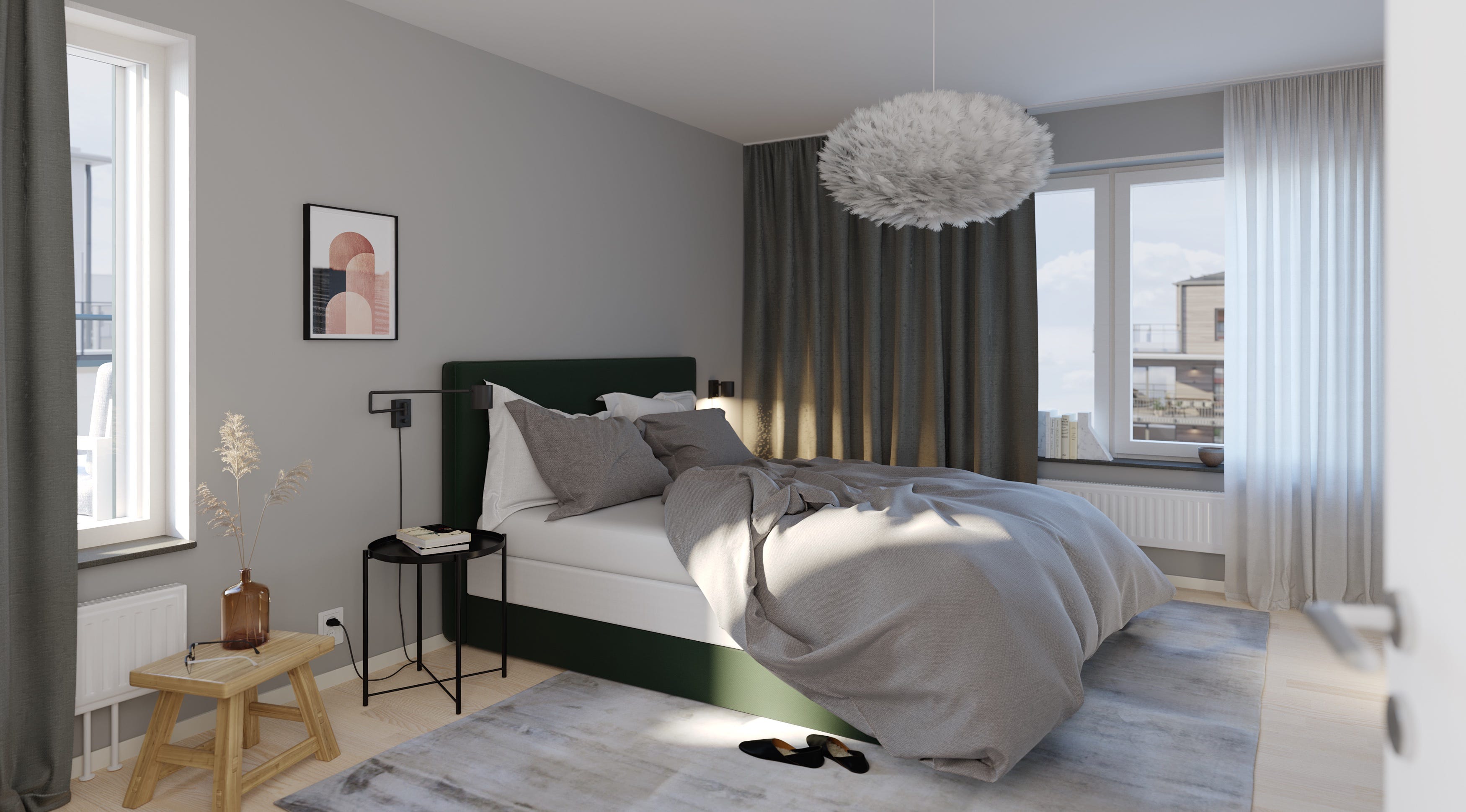 Visualisering av sovrum