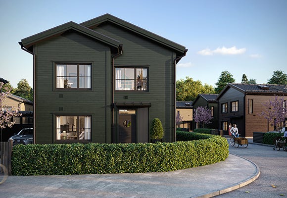 Visualisering av hus i Sörgården