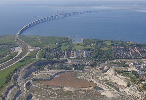 Området där grannskapet Elinegård planeras