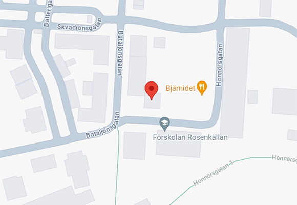 Karta Bataljonsvägen 8 i LInköping