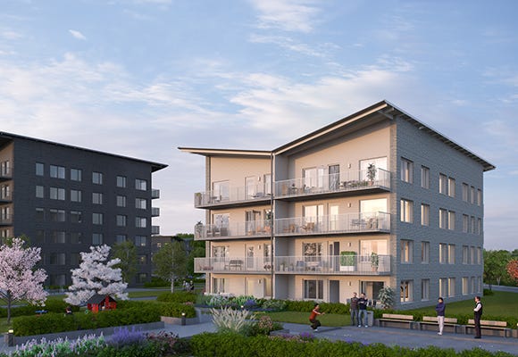 Visualiserng av Stallbacken i Mölndal