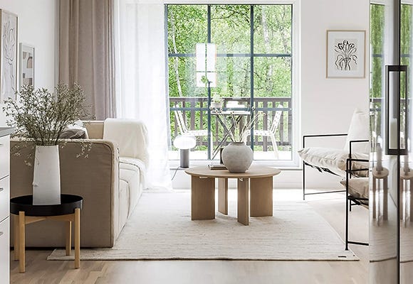 Foto på vardagsrum i grannskapet Fjärilshusen