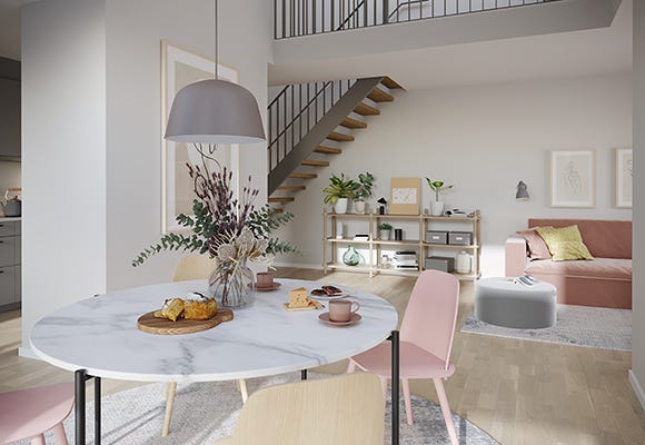 Visualisering på matplats i grannskapet Kerstins gård