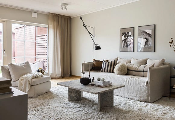 Foto på vardagsrum i grannskapet Torparlyckan